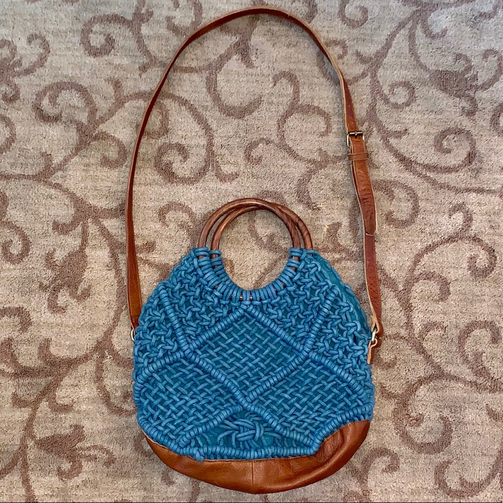 Macrame Crossbody Bag